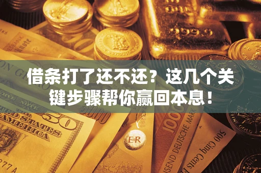 济南借条打了还不还？这几个关键步骤帮你赢回本息！