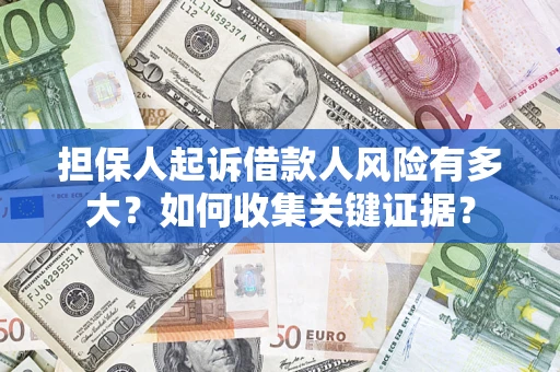 济南担保人起诉借款人风险有多大？如何收集关键证据？