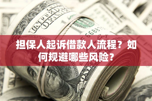 济南担保人起诉借款人流程？如何规避哪些风险？