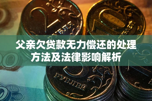 济南父亲欠贷款无力偿还的处理方法及法律影响解析