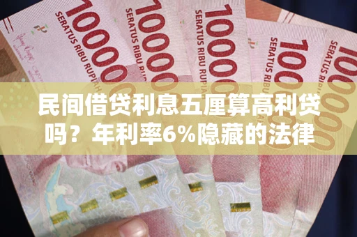 济南民间借贷利息五厘算高利贷吗？年利率6%隐藏的法律风险全解析