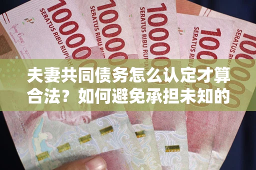 济南夫妻共同债务怎么认定才算合法？如何避免承担未知的债务风险？